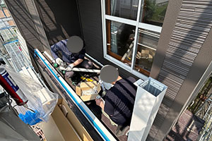 札幌市清田区 A様邸-外壁・屋根リフォーム施工中02