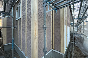 札幌市清田区 A様邸-外壁・屋根リフォーム施工中03
