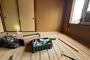 札幌市東区 S様邸-内装リフォーム施工中01