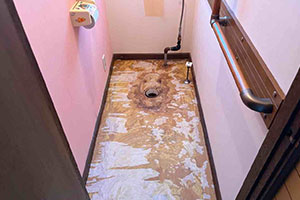札幌市白石区 K様邸-トイレリフォーム施工中01