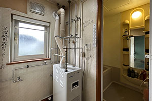札幌市北区 A様邸-洗面リフォーム, 給湯器・エコキュート交換施工前04