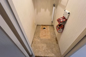 札幌市白石区 T様邸-トイレリフォーム施工中02