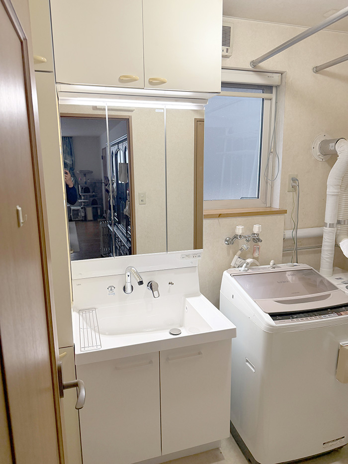 札幌市白石区 S様邸-洗面リフォーム施工後01