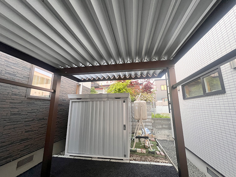 札幌市白石区 I様邸-エクステリアリフォーム施工後02