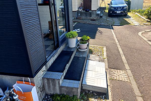 札幌市白石区 K様邸-エクステリアリフォーム施工前01