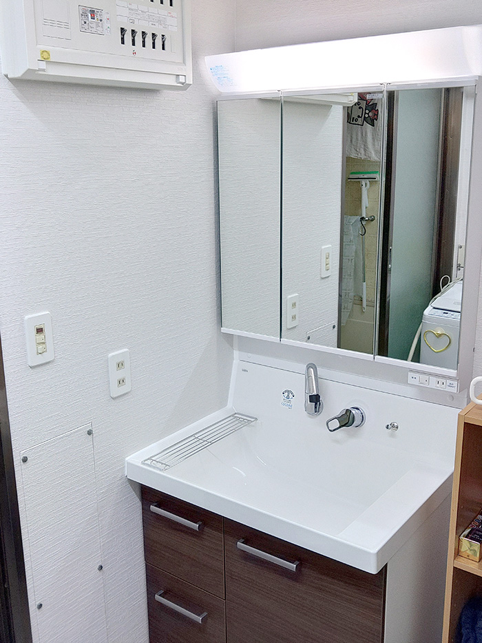 仙台市青葉区 M様邸-洗面リフォーム施工後01