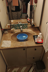 仙台市宮城野区 O様邸-洗面リフォーム施工前01