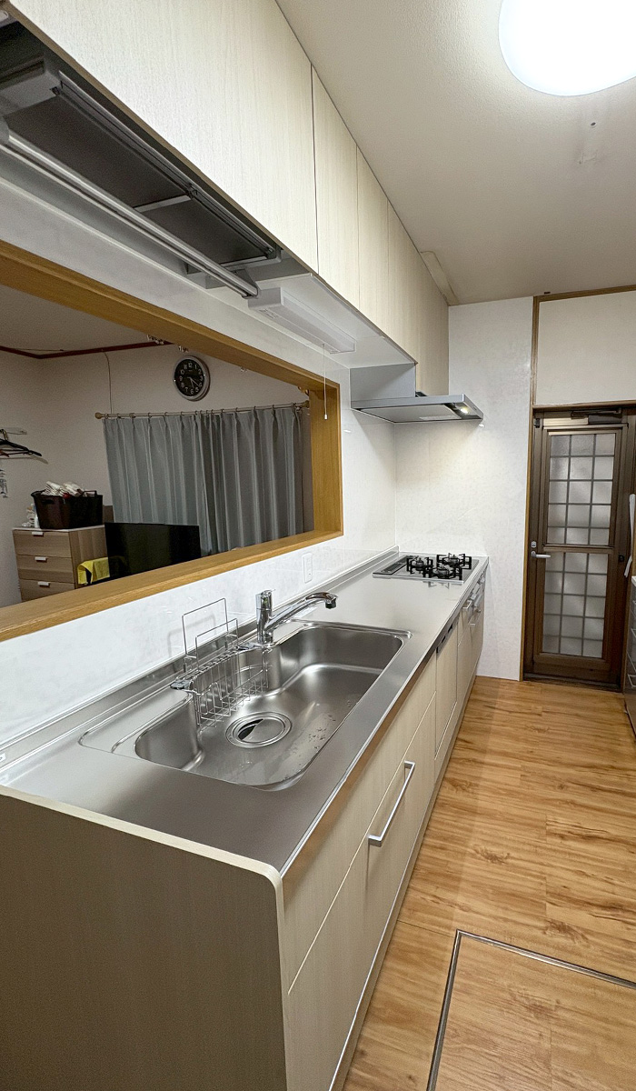 大津市 S様邸-キッチンリフォーム施工後01