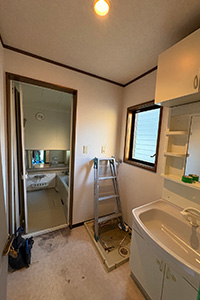 大津市 K様邸-洗面リフォーム施工前03