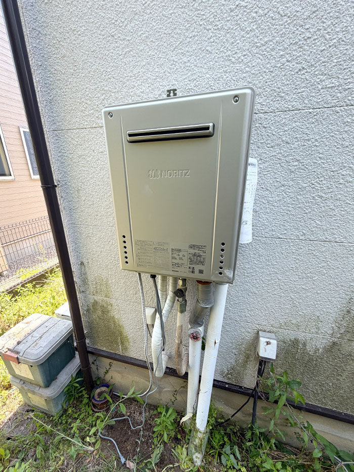 大津市 I様邸-給湯器・エコキュート交換施工後01