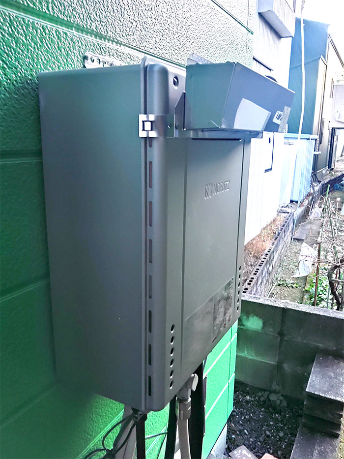 静岡市清水区 H様邸-給湯器・エコキュートリフォーム施工後02