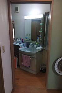 静岡市清水区 H様邸-洗面リフォーム施工前01