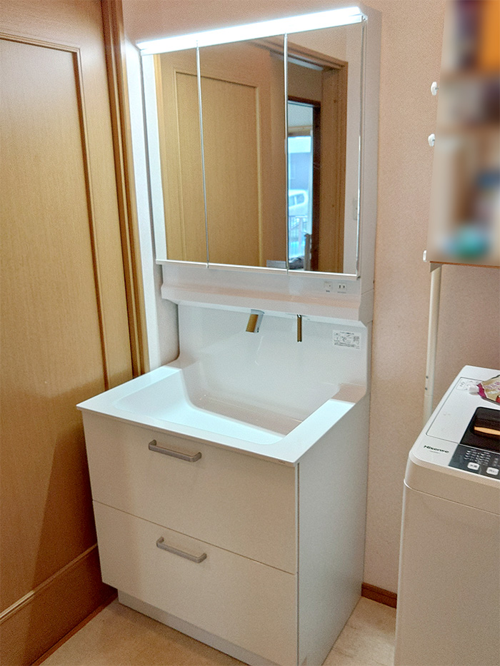 静岡市葵区 S様邸-洗面リフォーム施工後02