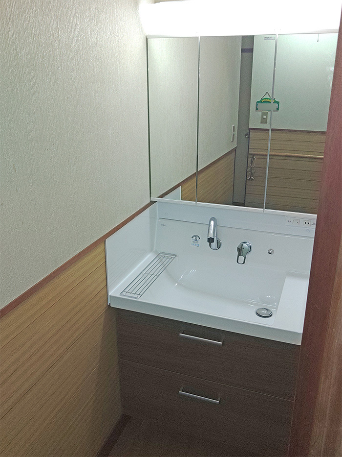 静岡市清水区 S様邸-洗面リフォーム施工後01