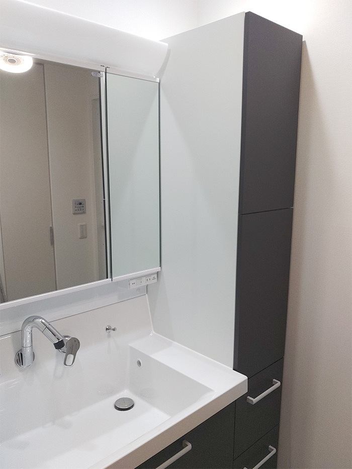 静岡市駿河区 K様邸-洗面リフォーム施工後01
