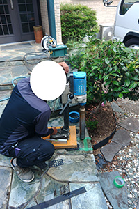 静岡市駿河区 M様邸-エクステリアリフォーム施工中01