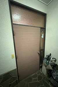 藤沢市 I様邸-玄関ドアリフォーム施工前01