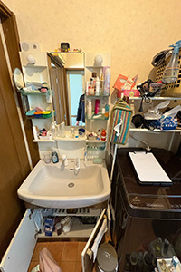 藤沢市 Y様邸-洗面リフォーム施工前01