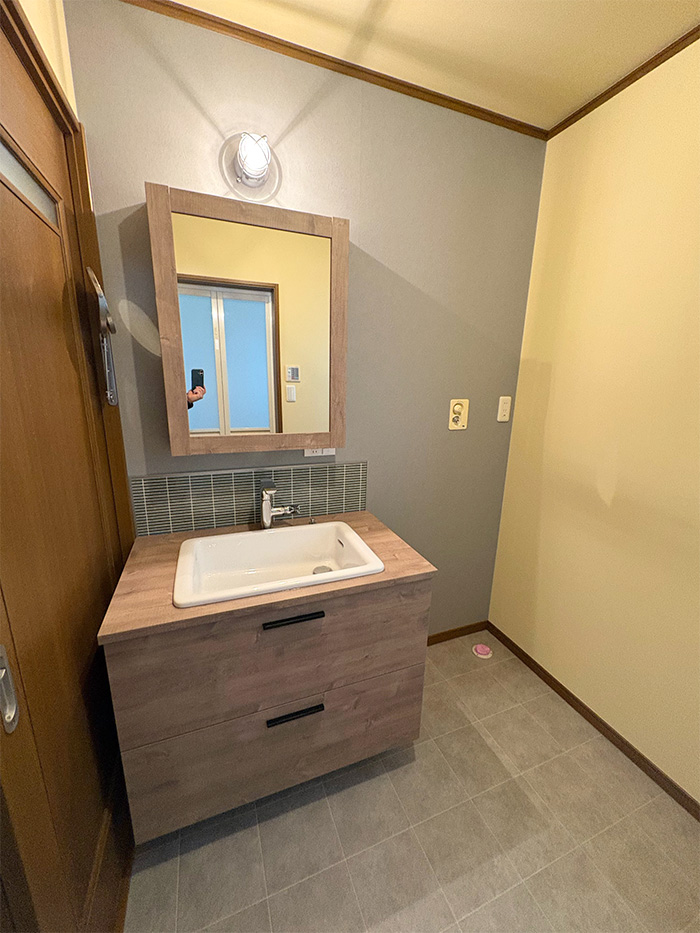 藤沢市 Y様邸-洗面リフォーム施工後01