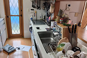 吹田市 F様邸-キッチンリフォーム施工前01
