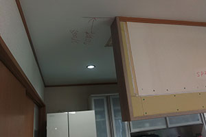 吹田市 F様邸-キッチンリフォーム施工中01