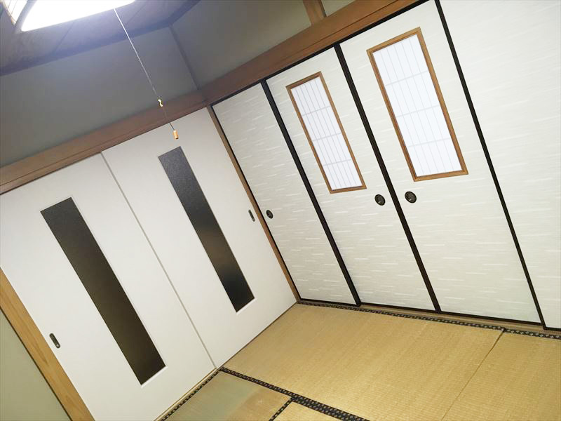 立川市の内装リフォーム事例 戸襖がお洒落な使い勝手の良い和室