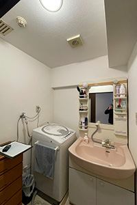 高松市 N様邸-洗面リフォーム施工前01