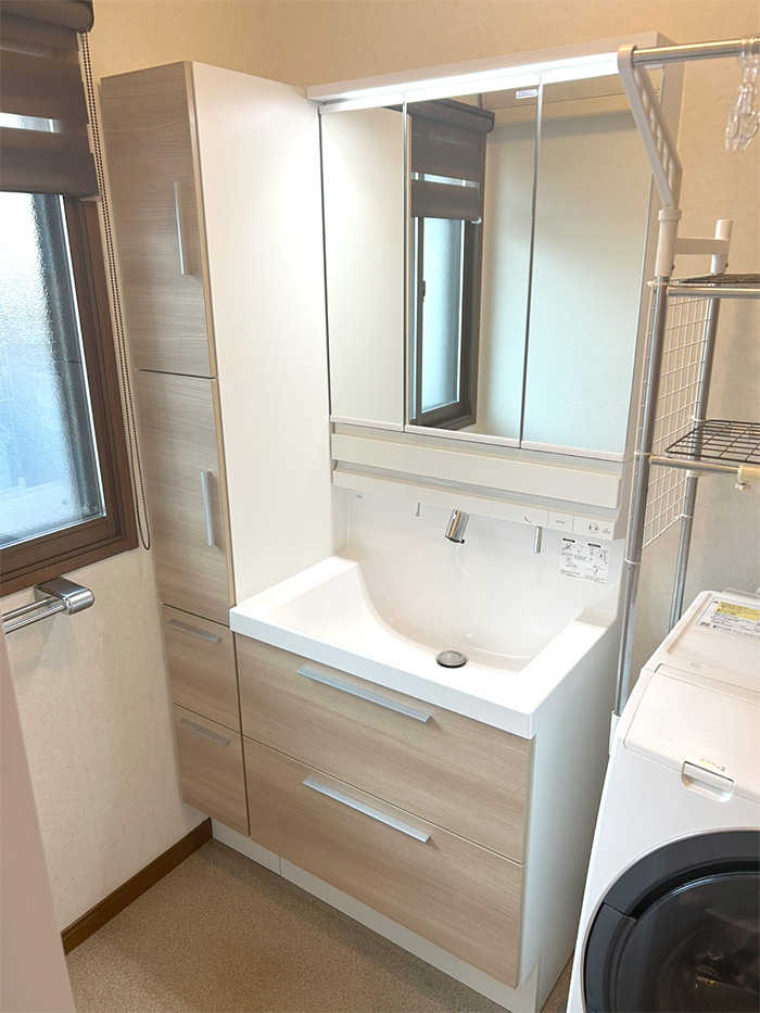 高松市 S様邸-洗面リフォーム施工後02