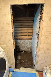 さぬき市 K様邸-バスルームリフォーム, 洗面リフォーム施工中01