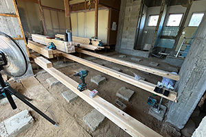 さぬき市 O様邸-内装リフォーム, 戸建てフルリフォーム施工中09