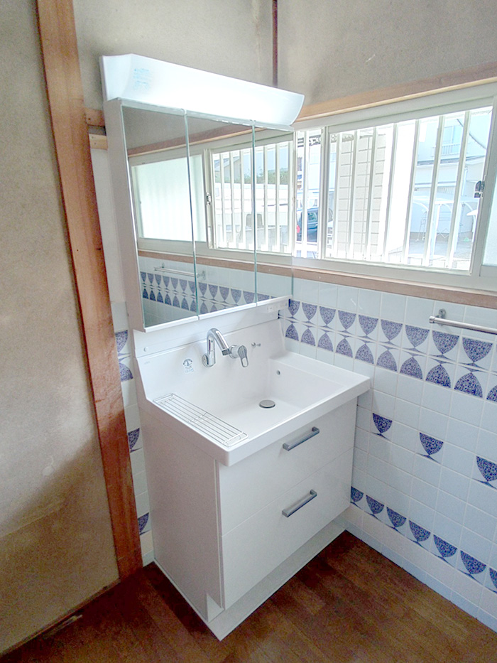 さぬき市 S様邸-洗面リフォーム施工後01