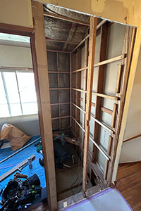 高松市 O様邸-トイレリフォーム, 増改築リフォーム施工中03