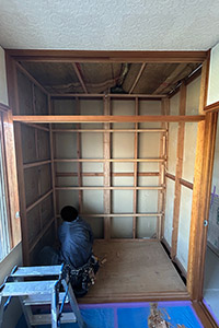 高松市 O様邸-トイレリフォーム, 増改築リフォーム施工中04