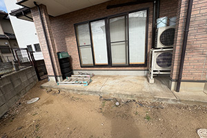 高松市 T様邸-エクステリアリフォーム施工中01