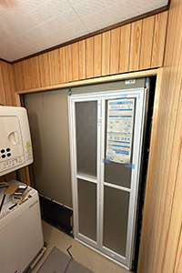 高松市 I様邸-洗面リフォーム施工中01