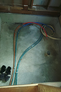 高松市 T様邸-バスルームリフォーム施工中02