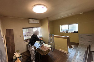 丸亀市 O様邸-キッチンリフォーム施工中01