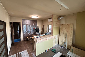 丸亀市 O様邸-キッチンリフォーム施工中02