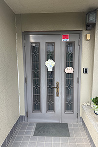 佐波郡玉村町 O様邸-玄関ドアリフォーム施工前01