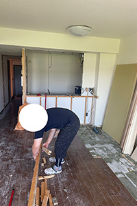 高崎市 Y様邸-キッチンリフォーム施工中03