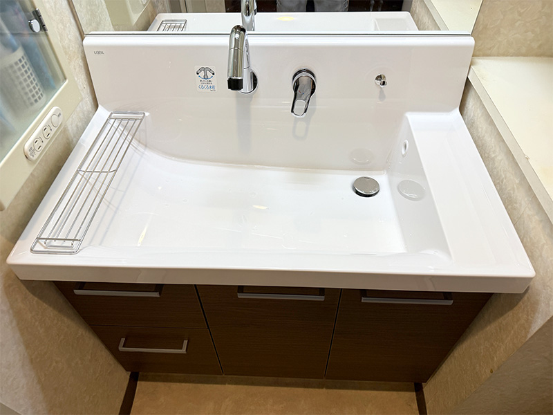 多摩市 N様邸-洗面リフォーム施工後01