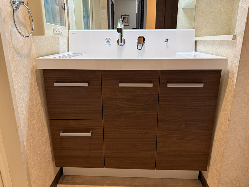 多摩市 N様邸-洗面リフォーム施工後02