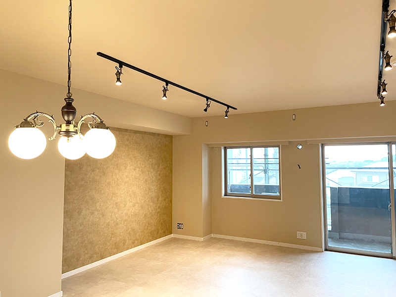 所沢市 I様邸-洗面リフォーム, マンションフルリフォーム施工後01