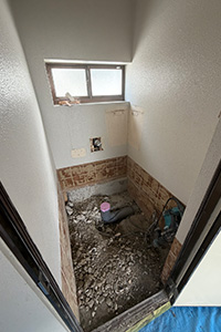 板野郡板野町 O様邸-トイレリフォーム施工中01
