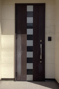 名西郡石井町 A様邸-玄関ドアリフォーム施工前01