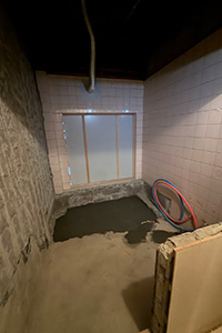 徳島市 T様邸-バスルームリフォーム施工中01