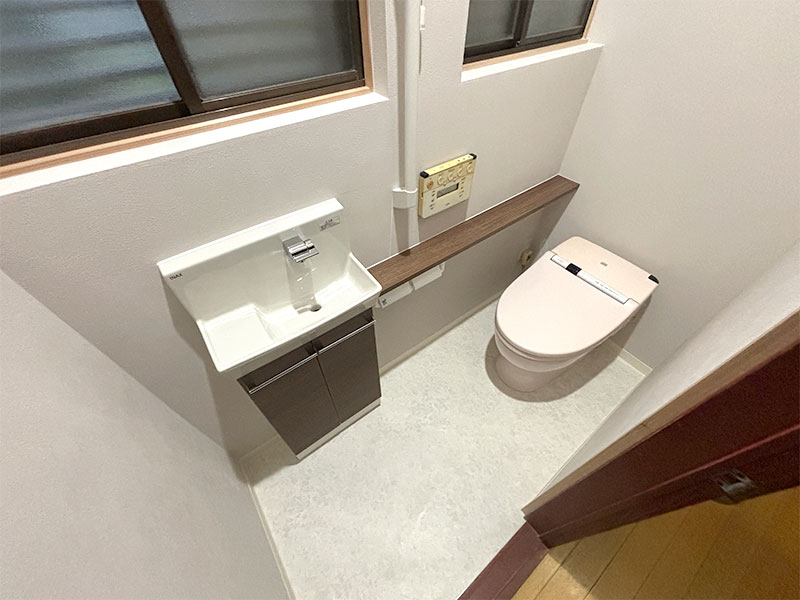 中新川郡上市町 T様邸-トイレリフォーム施工後01