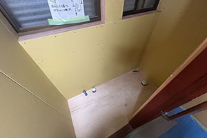 中新川郡上市町 T様邸-トイレリフォーム施工中02