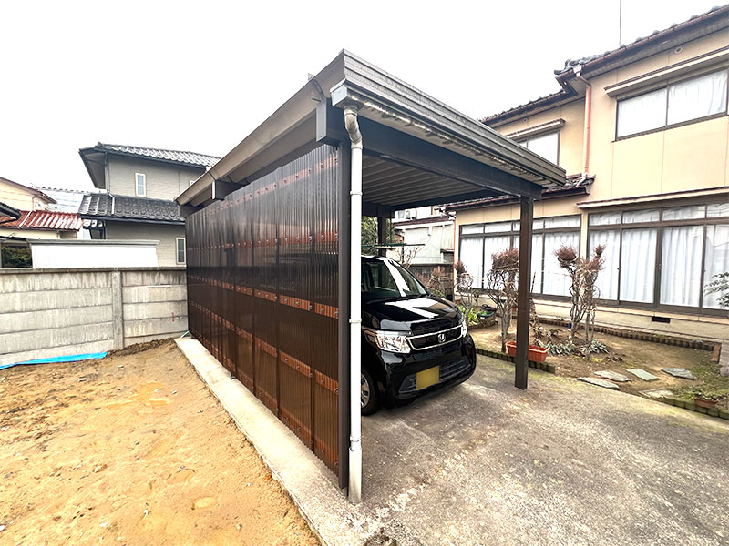 富山市 M様邸-エクステリアリフォーム施工後01