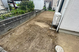 富山市 M様邸-エクステリアリフォーム施工中02